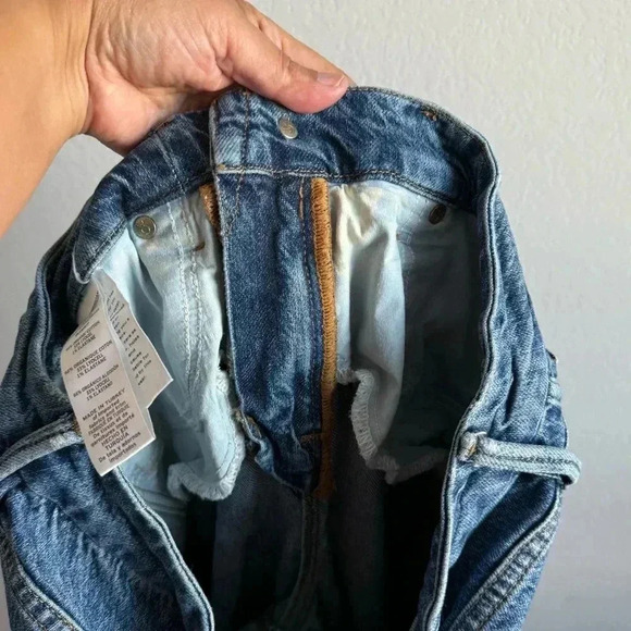 Good‎ American Women’s Straight Leg Distressed High Rise Jeans 6/28 GCSREFW386 - Picture 11 of 11